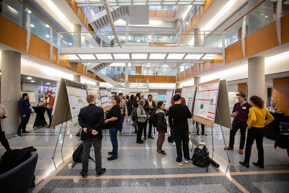A photo of a symposium