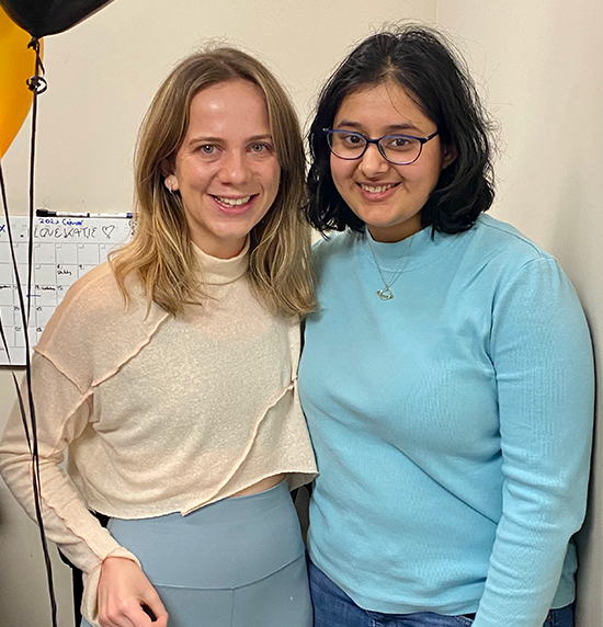 Athena Rees and Vishvi Aurora