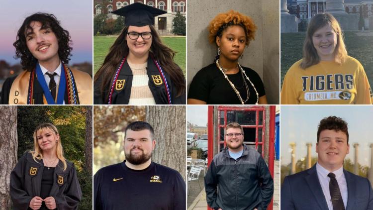 Collage of graduating students