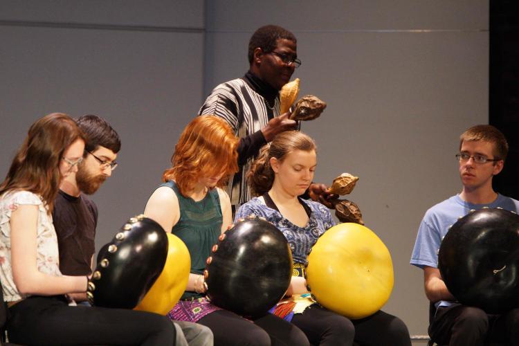 A photo of a group of students