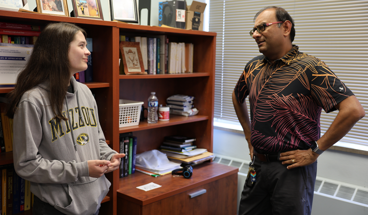 Kaitlyn Koob and Dr. Sounak Chakraborty