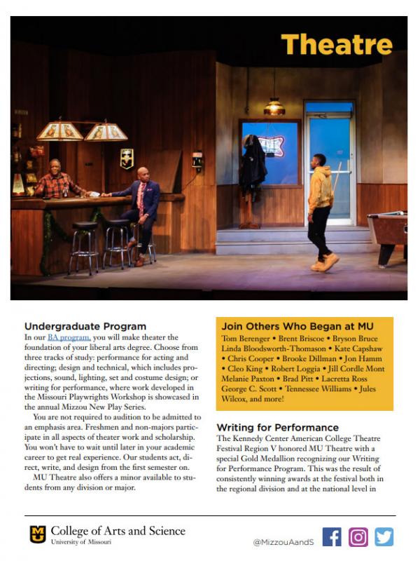 Theatre flyer